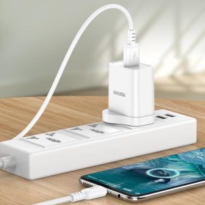 KAKUSIGA καλώδιο micro USB σε USB KSC-982, 3A, 480Mbps, 1m, λευκό 2 3A