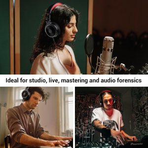 ONEODIO headset Studio Pro 10, 6.35mm & 3.5mm σύνδεση, Hi-Res, 50mm, μαύρο/κόκκινο 3 Hi-Res