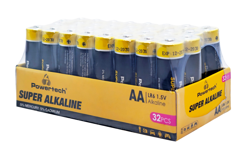 POWERTECH αλκαλικές μπαταρίες Super Alkaline PT-1401 POWERTECH αλκαλικές μπαταρίες Super Alkaline PT-1401
