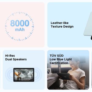 DOOGEE tablet T10W με πληκτρολόγιο/στύλο αφής/θήκη, 10.1", 4/128GB, 4G, Android 14, 8000mAh, μπλε 3 4/128GB