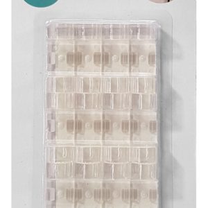 POWERTECH οργανωτής καλωδίων TIES-031, 3.3x1.3x1.2cm, διαφανές, 12τμχ 3 διαφανές