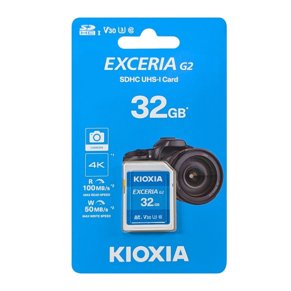 KIOXIA EXCERIA gen 2 32GB UHSI U3 V30 KIOXIA EXCERIA gen 2 32GB UHSI U3 V30