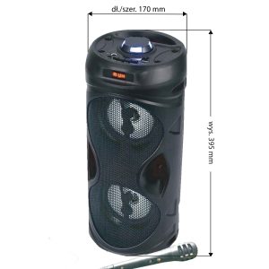 MANTA BT KARAOKE LOUDSPEAKER WITH MICROPHONE RMS 15W 3 026 01 000165 3