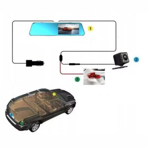 MANTA VEHICLE RECORDER IN THE MIRROR WITH A REVERSING CAMERA 2 026 01 000185 2