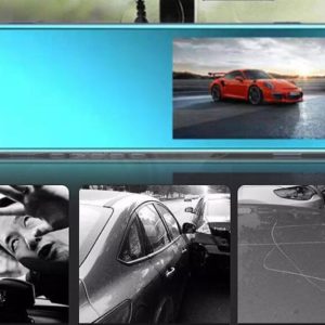 MANTA VEHICLE RECORDER IN THE MIRROR WITH A REVERSING CAMERA 4 026 01 000185 7