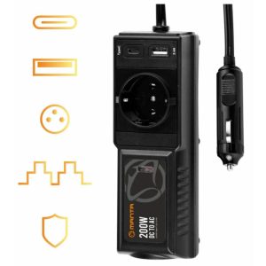 MANTA CAR INVERTER 12V/230V 200W 3 026 01 000193 2