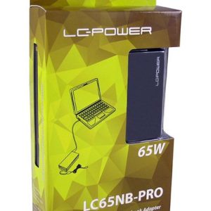 LC POWER 65W UNIVERSAL MULTI RANGE NOTEBOOK ADAPTER 4 034 01 000139 3
