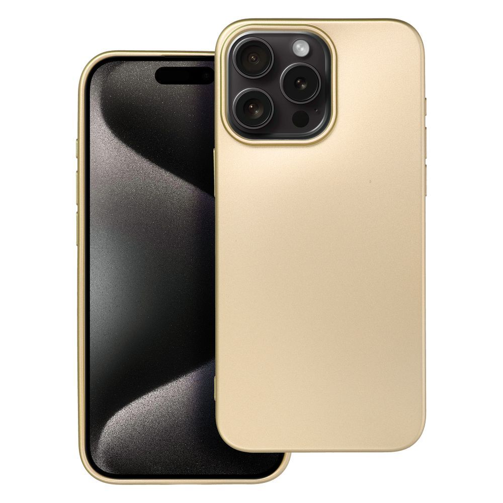 METALLIC Case for IPHONE 15 Pro Max gold METALLIC Case for IPHONE 15 Pro Max gold