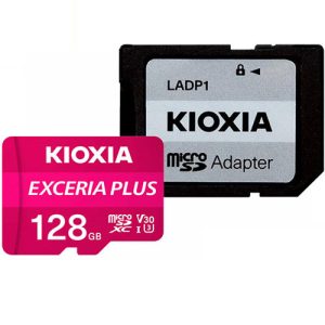 KIOXIA 4K MICRO SD 128GB EXCERIA PLUS UHS I U3 WITH ADAPTER M303 2 045 01 000329 2