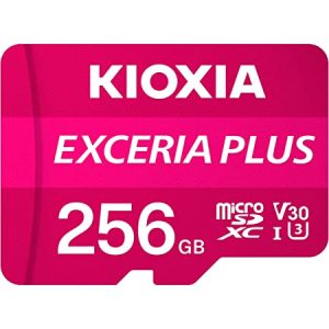 KIOXIA 4K MICRO SD 256GB EXCERIA PLUS UHS I U3 WITH ADAPTER M303 3 045 01 000330 1
