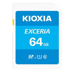 KIOXIA SD EXCERIA 64GB UHS I 100MBs 2 045 01 000333 1