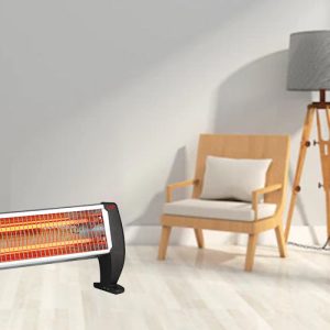 LGP MINI ELECTRICAL QUARTZ HEATER 2-BARRED 1500W BLACK 3 053 01 000147 5