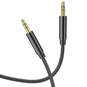 LAMTECH AUDIOCABLE BRAIDED 1m 3.5mm to 3.5mm BLACK 4 054 01 000210 3