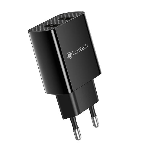 LAMTECH TRAVEL WALL CHARGER 2.1A WITH 2xUSB BLACK LAMTECH TRAVEL WALL CHARGER 2.1A WITH 2xUSB BLACK