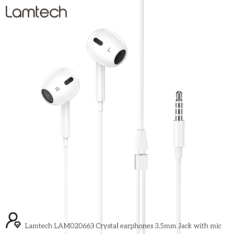 5mm JACK WITH MIC WHITE 5mm JACK WITH MIC WHITE