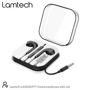 LAMTECH HANDSFREE STEREO 3,5mm JACK WITH MIC BLACK 3 054 01 000280 5