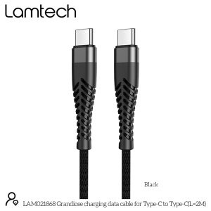 LAMTECH HQ UNBREAKABLE CABLE TYPE-C TO TYPE-C 2M 4 054 01 000352 1