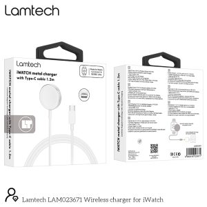 LAMTECH IWATCH METAL CHARGER WITH TYPE-C CABLE 1,2M 4 054 01 000389 8