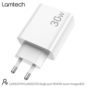 LAMTECH FAST CHARGER TYPE-C PD30W WHITE 4 054 01 000459 2