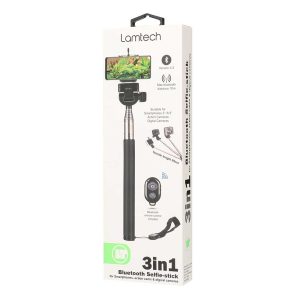 LAMTECH 3IN1 BLUETOOTH SELFIE-STICK FOR SMARTPHONES, ACTION CAMERAS AND DIGITAL CAMERAS 4 054 01 000477 3