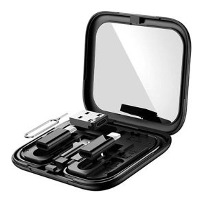 LAMTECH ALL-IN-ONE CHARGING DATA CABLE SET WITH STORAGE CASE 4 054 01 000501 1