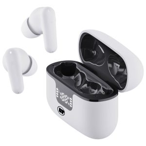 LAMTECH BT5.3 EARBUDS ANC & 4MIC ENC WITH LED CHARGING CASE WHITE 3 054 01 000507 9