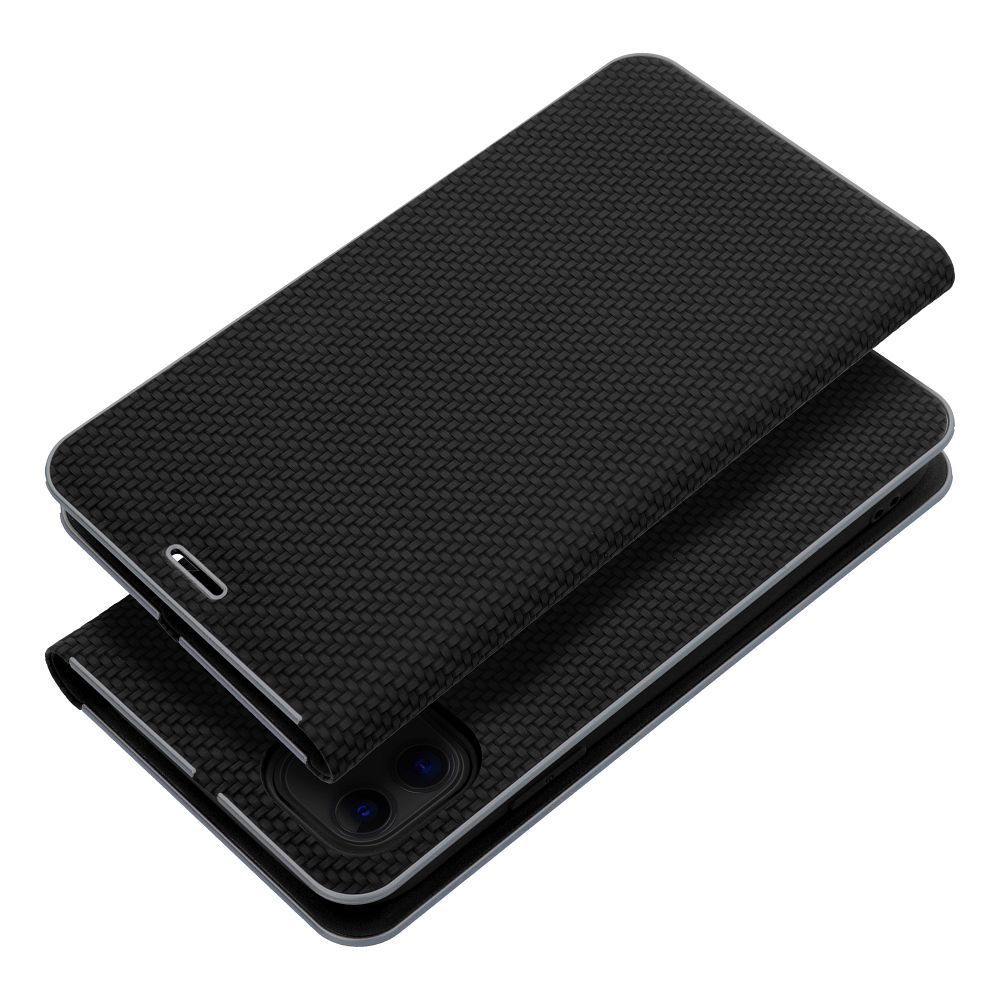 LUNA Book Carbon for IPHONE 16 black LUNA Book Carbon for IPHONE 16 black