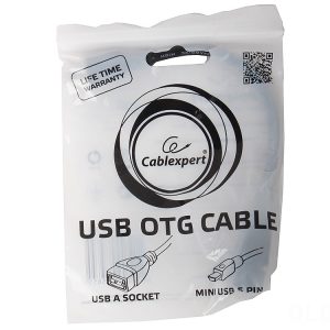 CABLEXPERT USB OTG AF TO MINI-BM CABLE 0,15m RETAIL PACK 3 072 01 000111 2