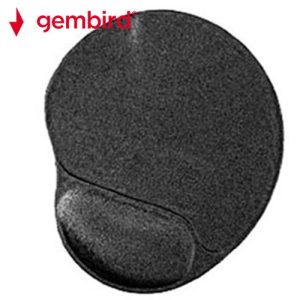 GEMBIRD GEL MOUSE PAD WITH WRIST REST BLACK 4 072 01 000116