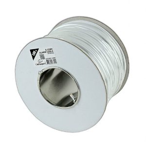 CABLEXPERT ALARM CABLE 100M ROLL WHITE SHIELDED