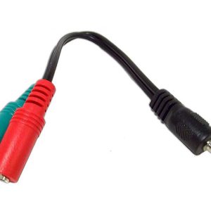 CABLEXPERT 3,5mm AUDIO + MICROPHONE ADAPTER CABLE 0,2m 2 5mm AUDIO + MICROPHONE ADAPTER CABLE 0