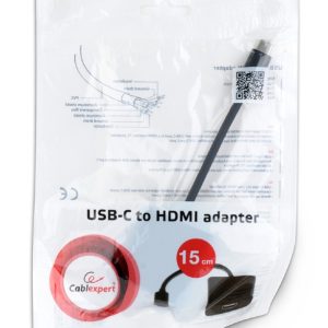 CABLEXPERT USB-C TO HDMI ADAPTER BLACK 2 072 01 000679 1