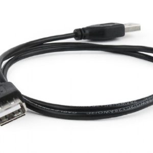 CABLEXPERT USB 2,0 EXTENSION CABLE 0,75M BLACK 2 0 EXTENSION CABLE 0