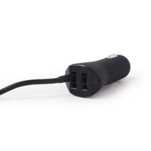 ENERGENIE 4-PORT FRONT AND BACK SEAT CAR CHARGER 9,6A BLACK 3 072 01 000850 1