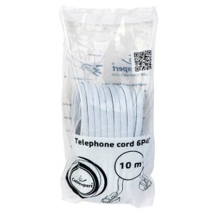 CABLEXPERT TELEPHONE CORD 6P4C 10M 2 072 01 001100 2
