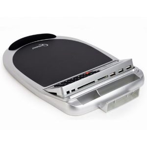 GEMBIRD USB COMBO MOUSE PAD WITH BUILT-IN 3 PORT HUB, MEMORY CARD READER, CALCULATOR AND THERMOMETER 3 CALCULATOR AND THERMOMETER