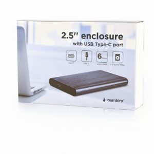 GEMBIRD USB 3.1 2,5' ENCLOSURE TYPE-C PORT GREY 2 5' ENCLOSURE TYPE-C PORT GREY
