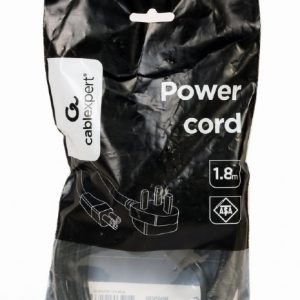 CABLEXPERT UK POWER CORD (C5) 13A, 6ft (1,8m) 3 8m)