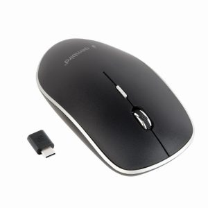 GEMBIRD SILENT WIRELESS OPTICAL MOUSE BLACK TYPE-C RECEIVER 3 072 01 001372 1