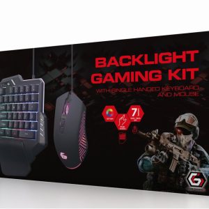 GEMBIRD 2-IN-1 BACKLIGHT USB GAMING DESKTOP KIT 'IVAR TWIN' 4 072 01 001379 3