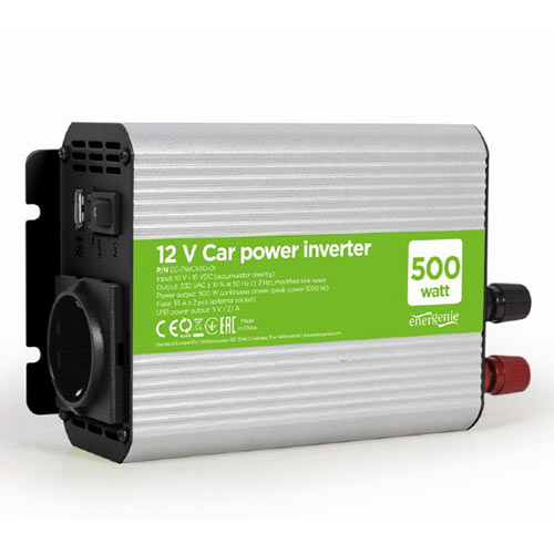 ENERGENIE CAR POWER INVERTER 12V 500W ENERGENIE CAR POWER INVERTER 12V 500W