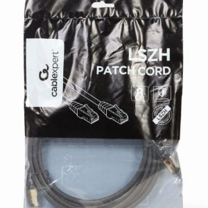 CABLEXPERT S/FTP CAT. 8 LSZH PATCH CORD BLACK 1M 3 072 01 001456 2