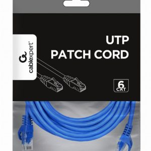 CABLEXPERT UTP CAT6 PATCH CORD 5M BLUE 2 072 01 001520 1