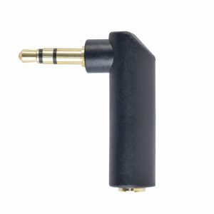 CABLEXPERT 3.5MM STEREO AUDIO RIGHT ANGLE ADAPTER 90° 2 072 01 001531 1