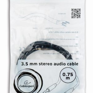 CABLEXPERT 3,5MM STEREO AUDIO CABLE 0,75M 2 5MM STEREO AUDIO CABLE 0