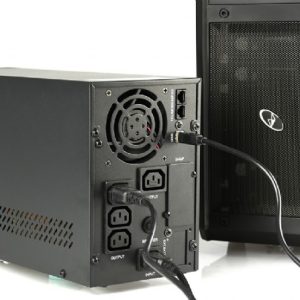 ENERGENIE PURE SINE WAVE UPS, LCD DISPLAY, USB, 1000VA, BLACK 2 LCD DISPLAY