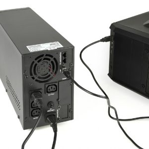 ENERGENIE PURE SINE WAVE UPS, LCD DISPLAY, USB, 1000VA, BLACK 4 1000VA