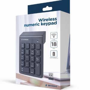 GEMBIRD WIRELESS NUMERIC KEYPAD 3 072 01 001663 2