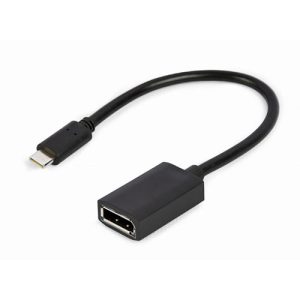 CABLEXPERT USB TYPE-C TO DISPLAYPORT ADAPTER CABLE 4K 15CM BLACK RETAIL PACK 2 072 01 001675 3