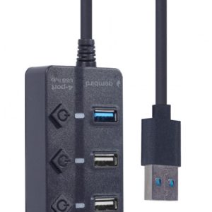 GEMBIRD 4-PORT USB HUB (1XUSB3.1+3XUSB2.0) WITH SWITCHES 2 072 01 001712 3